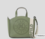 Bolso Karl mediano perforado verde